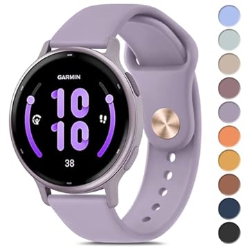 Meliya Pulseiras de relógio compatíveis com Garmin Vivoactive 5 / Vivoactive 3, Garmin Venu 2 Plus / Venu Sq / Venu Watch Bands Women Men, pulseira esportiva de silicone macio para Garmin Vivoactive