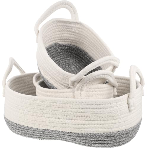 Panier de jouets pour chiens corde de coton panier tressé lot - 2