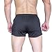 Lehmanlin Men's Bodybuilding Shorts 3 Inch Inseam Workout Training Muscle Short Shorts Stretch Quick Dry(Black-M)