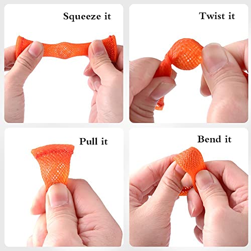 Austor 20 Pieces Fidget Toys Relieve Stress Increase Focus Sensory Marble And Mesh Fidgets For Adults And Children With Adhd Add Ocd Autism, 10 Colors #TOP3