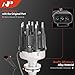 A-Premium Ignition Distributor with Cap and Rotor Compatible with Jeep Grand Cherokee & Dodge Ram 1500, Ram 1500 Van, Ram 2500, Ram 2500 Van, Ram 3500, Ram 3500 Van, Durango, Dakota, B1500, B2500