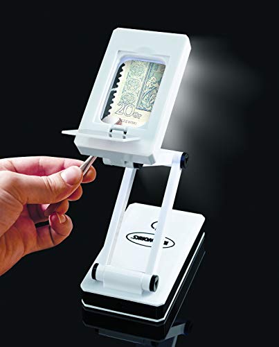 Ideaworks Jr7911 Led Desk Lamp, White With Magnifying Glass #TOP2
