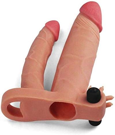Trembling Double Penetration Shaft Extension Enlarger Sleeve for Men