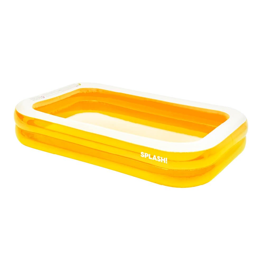 Splash Paddling Pool - Inflatable - Orange - M