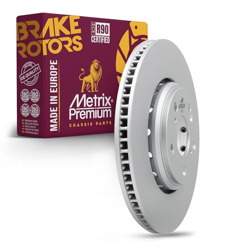 Metrix Premium Chassis Parts 312 mm Front Coated Brake Rotor Fits Civic