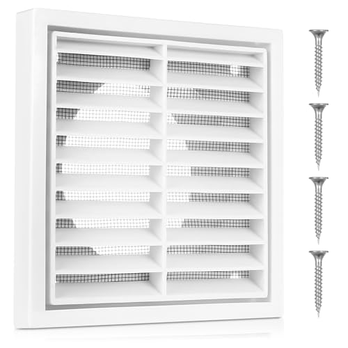 Rejilla de ventilación rectangular de plástico
