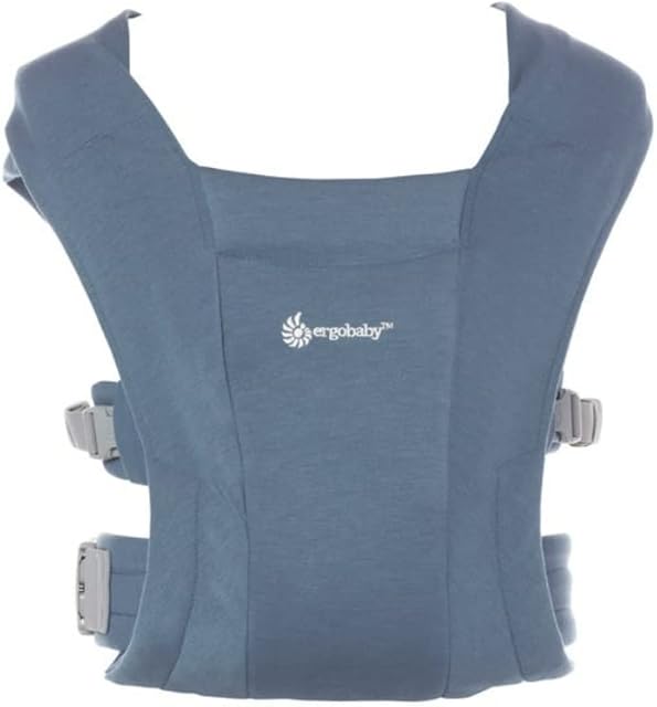 Ergobaby Embrace Baby Carrier for Newborns from Birth, Extra Soft & Ergonomic with Head Support, Oxford Blue