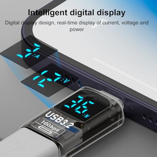 Image of Tobo USB C Female to USB Male Adapter, USB 3.2 A to USB C Adapter SuperSpeed Data Sync Compatible with iPhone 15 Plus Pro Max,Type-C Earphone, Laptop, Charger, Quest Link TD-1324CC