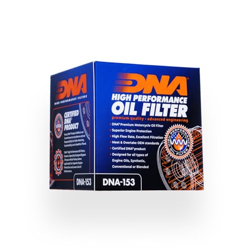 Filtre à huile haute performance DNA-153 pour lubrifiant synthétique moto - 2