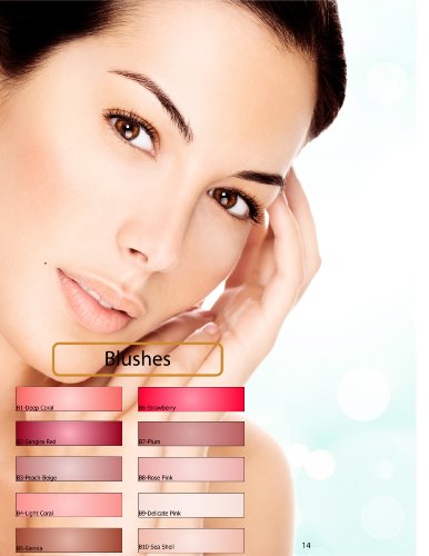 Glam Air Airbrush B6 Peach Beige Blush Water-Based Makeup #TOP2