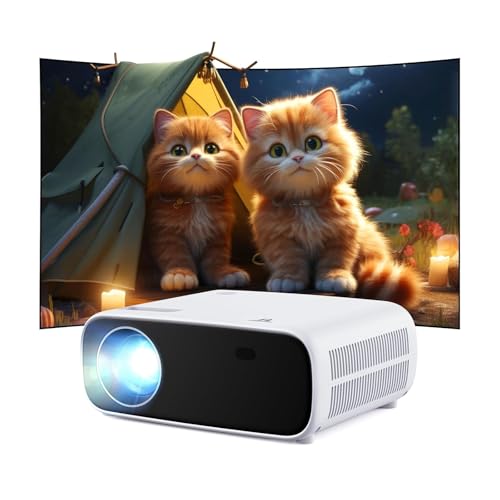 Wielio Hochleistungs Beamer mit WiFi Bluetooth