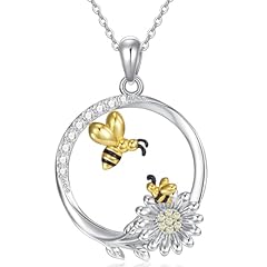 Two Bee Necklace