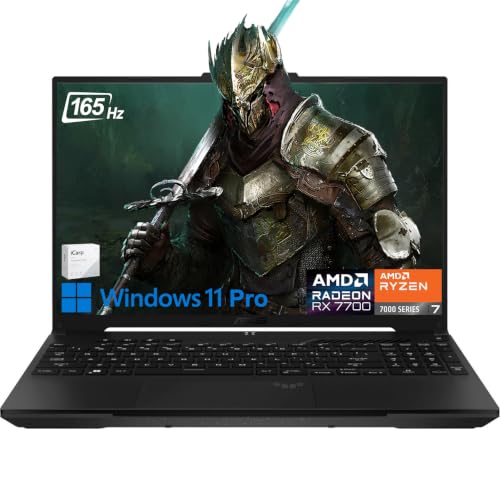 ASUS TUF Gaming A16 �m�[�g�p�\�R�� 16�C���` WUXGA 165Hz 7ms 100% sRGB AMD Octa-core Ryzen 7 7735HS 16GB RAM 512GB SSD AMD Radeon RX 7700S 