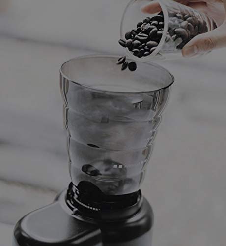 ZOUSHUAIDEDIAN Elektrische Kaffeemühle mit 39 Schleifeinstellungen, Einstellbarer Kaffeebohnenschleifer for Espresso… – Bild 4