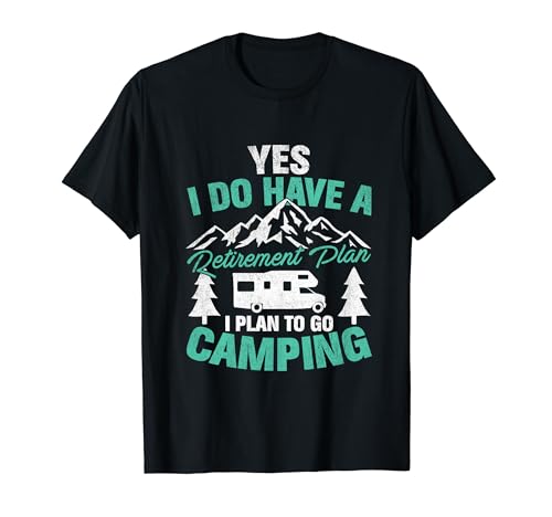 Retirement Couple RV Camping T-Shirt