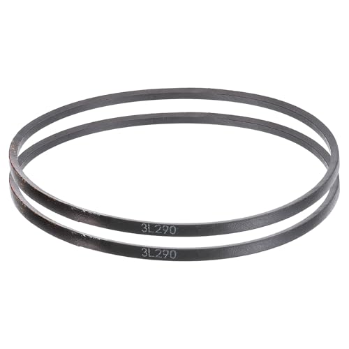 uxcell 2 Pcs 3L290 Classic Wrapped Rubber V-Belt, 29"(737mm) Outside Circumference, 3L Profile V Belt 3/8" Width 7/32" Height