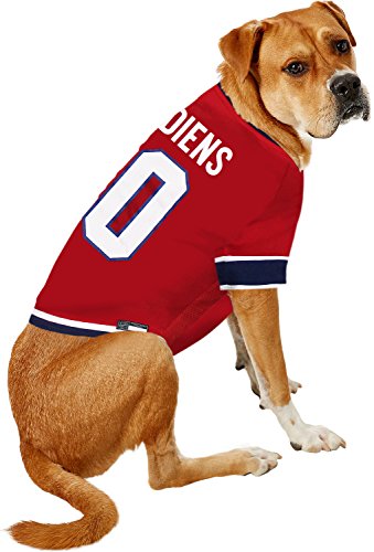 Image of NHL Montreal Canadiens Jersey for Dogs & Cats, Large. - Let Your Pet Be A Real NHL Fan!