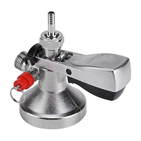 Stainless Steel G-Type Keg Coupler Draft Beer Dispenser Brew w/Air Valve Cover