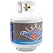Flame King YSN-201 20-Pound Steel Propane Tank Cylinder with Type 1 OPD Valve, White