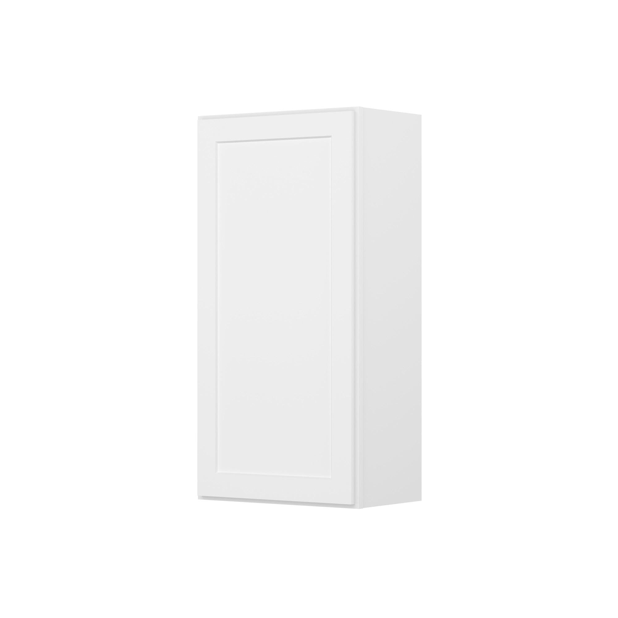 Furinno Shaker 3-Tier Wall Kitchen Cabinet, 1-Door, White