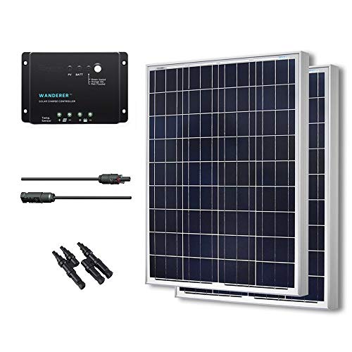 Renogy 200 Watts 12 Volts Solar Bundle Kit w/ 2 pcs of...