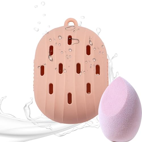 Estuche de silicona para esponja de belleza, caja de almacenamiento de silicona para huevos de belleza, soporte de esponja de silicona, estuche para esponja de maquillaje, tablas de fregar para secado