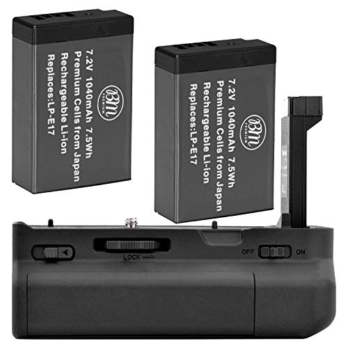 Bm Premium Battery Grip Kit For Canon Eos Rp Digital Camera - Includes Qty 2 Lp-E17 Batteries + Bg-C18 Battery Grip Replacement #TOP7