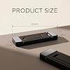 glonest 2 Pcs Portable Keyboard Riser, Adjustable Foldable Invisible Laptop Stand, Zinc Alloy Mini Computer Keyboard Stand, Self-Adhesive Laptop Feet for 12-20 Inch Laptops (Black) #5