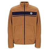 Sergio Tacchini Young Line Zip Fleece Jacket - Almond/Blue-L