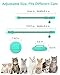Joytale AirTag Cat Collar 2 Pack with Breakaway Safety Buckle, Reflective Cats Collar with AirTag Holder, Adjustable 7.5-12.5 Inch, Anti-Fraying Lightweight for Girl Boy Kitten, Teal