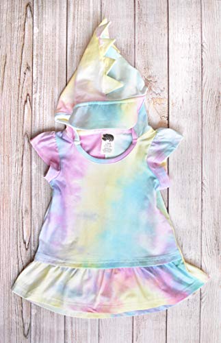 Girl's Dino Tank (5T, Tie Dye)3