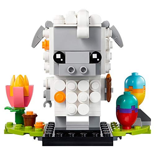 Image of LEGO 40380 Brickheadz Easter Lamb Construction Toy, Easter Gift Idea, Collectible