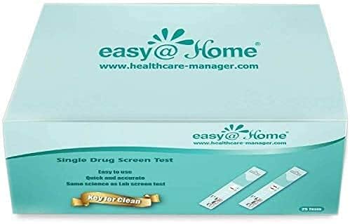 Easy@Home Marijuana (THC) Single Panel Drug Tests Kit - # EDTH-114 (25 Pack)