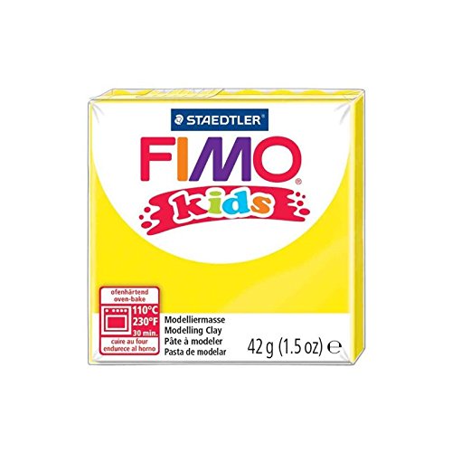 Preisvergleich Produktbild FIMO kids Modelliermasse, ofenhärtend, gelb, 42 g 80301