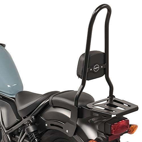 Respaldo XL3 Compatible para Honda Rebel 500 17-25 con Portaequipaje Negro