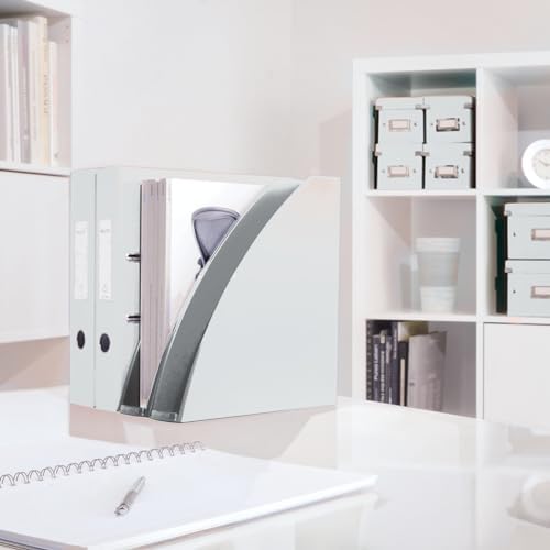 Leitz WOW Kutu Klasör Metalik Beyaz 52771001 - Görsel 2