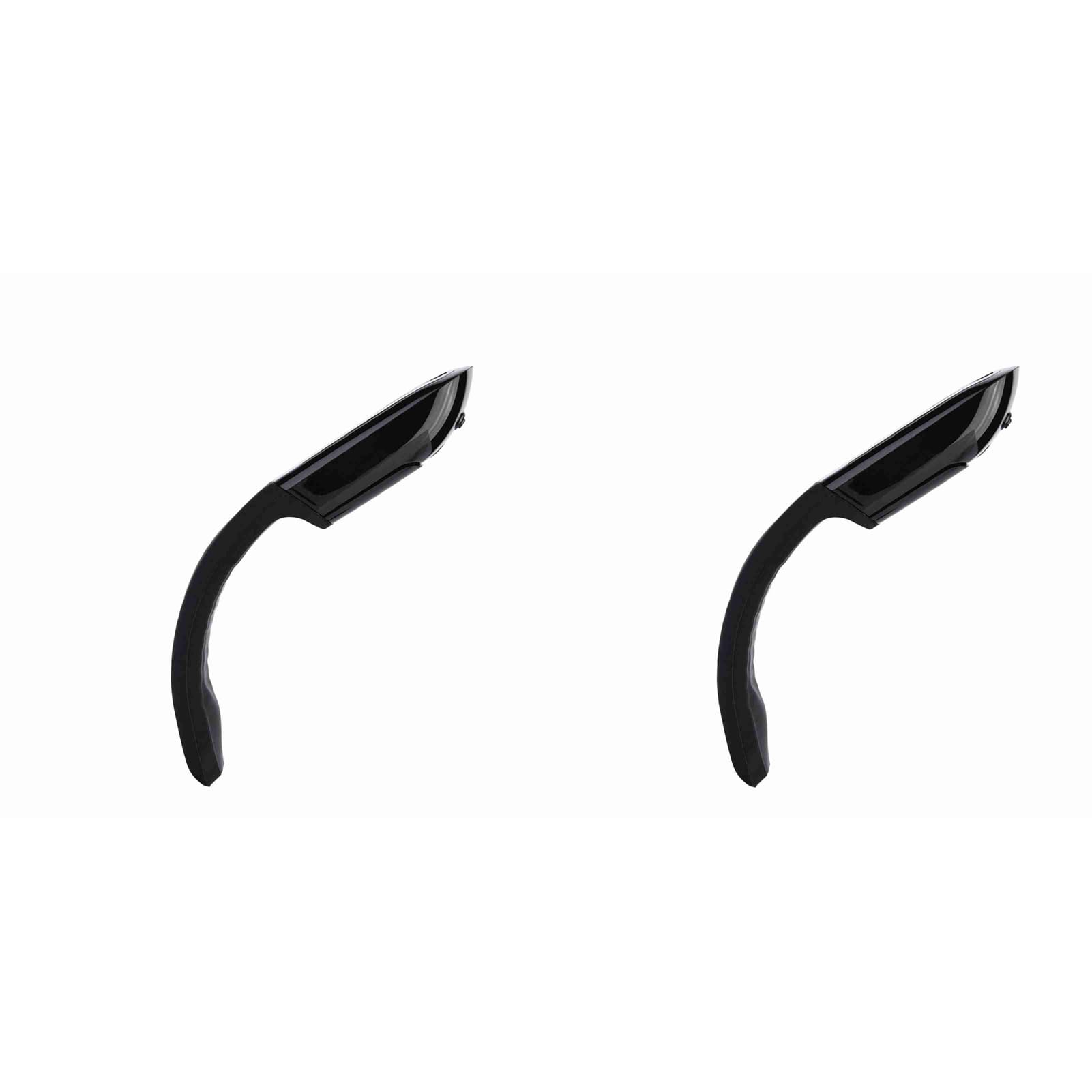 ASHATA 2pcs Mouse da Viaggio per Wireless, Mouse Touch Pieghevole da 2,4 G con Ricevitore, Topi Portatili Slim per Laptop, Notebook, Pc, Smart Tv, Nero