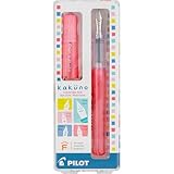 Pilot Kakuno Fountain Pen, Coral Barrel, Fine Nib