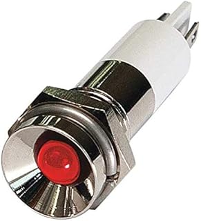 Protruding Indicator Light, 24V Dc Voltage, Led Lamp Type, 10Mm Mounting Dia Size,210413365