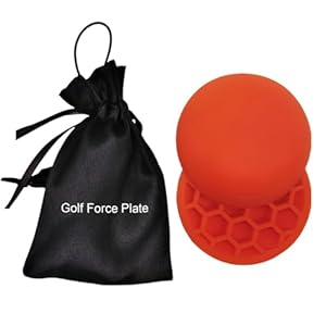 Golf Physical Strength pad Force Plate | Rubber Force Pedal Exerciser Step Pad for Golf Swing – Golf Accessories for Improved Golf Game, Golf Teaching & Training Aid for Club Practice Equipment