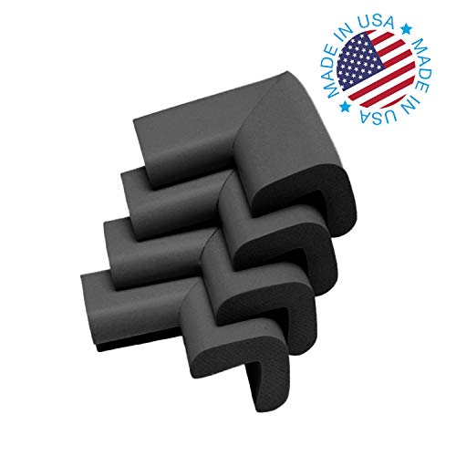 Image of Kidkusion Corner Cushion, Black, 16-Count