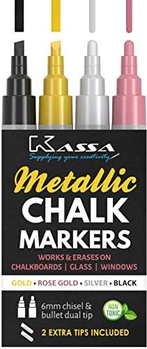 Kassa Metallic Liquid Chalk Markers