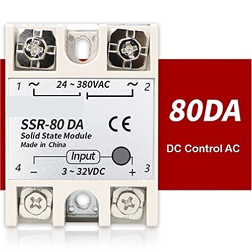 Relais SSR 80DA dissipation thermique optimale entrée 3-32VDC - 2