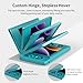 Aivuidbs RG DS Foldable Handheld Game Console RK3568 Anbernic RG DS Android 14 System two-Player Joystick Top and Bottom Dual Screen 4 inch OCA Full Touch Screen 4000mAh 3 + 32gb (RG DS-Turquoise Blue-new)