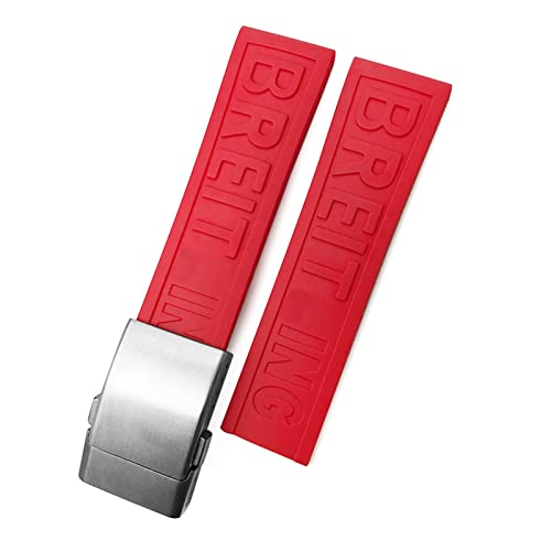 Bracelet montre silicone tressé 24mm pour remplacer un bracelet usé ou rigide