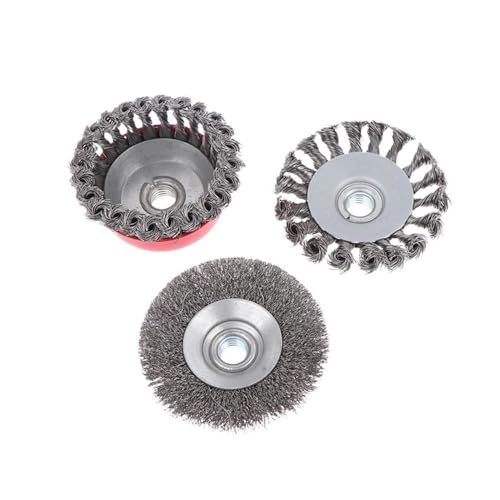 Powerful Paint Removal Steel Wire Cup Brush 75/100mm M14, Twisted Wheel For Angle Grinder Debu(B5)