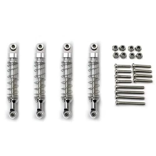 RC�V���b�N�A�u�\�[�o�[ Compatible With WPL For MN For MN98 For MN99S RC�J�[�A�b�v�O���[�h���������A�N�Z�T���[�p�[�c���^���V���b�N�A�u�\�[�o�[(Silver)