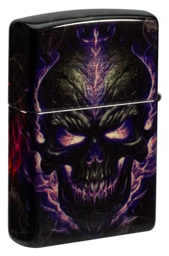 Zippo Encendedor Flaming Skull 540 Fusion Modelo 81706 miniatura 2