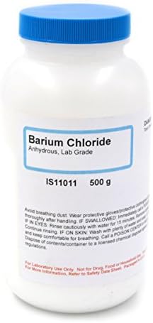 ALDON Innovating Science Barium Chloride, Anhydrous, 500g โ Laboratory Grade โ Excellent for Chemistry & Biochemistry Experiments - The Curated Chemical Collection