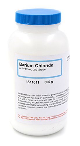 Barium Chloride, Anhydrous, 500g â Laboratory Grade â Excellent for Chemistry & Biochemistry Experiments - The Curated Chemical Collection by Innovating Science